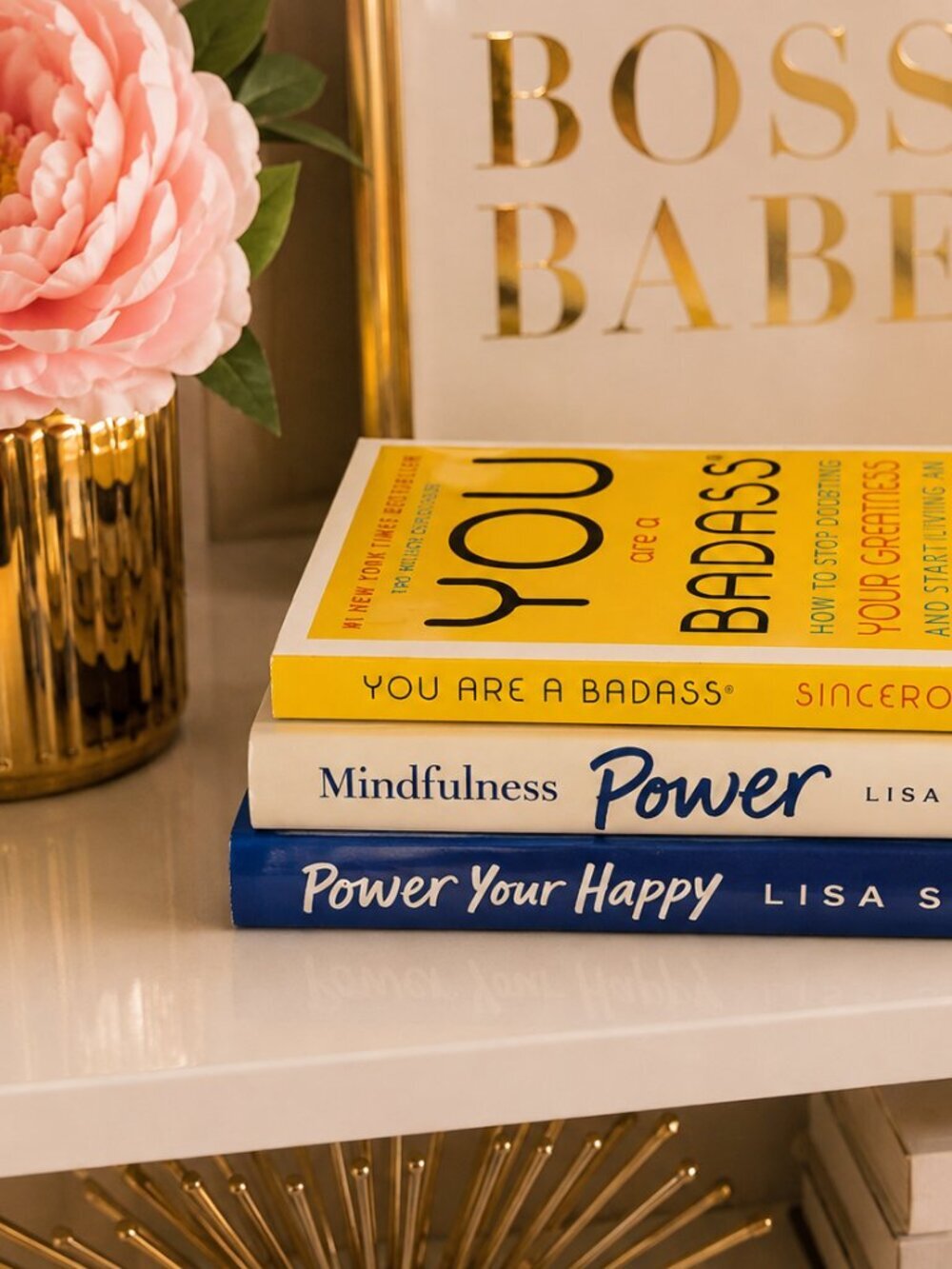 3 Self Help Improvement Power Happy You Are A Badass & Mindfulness‎ Books